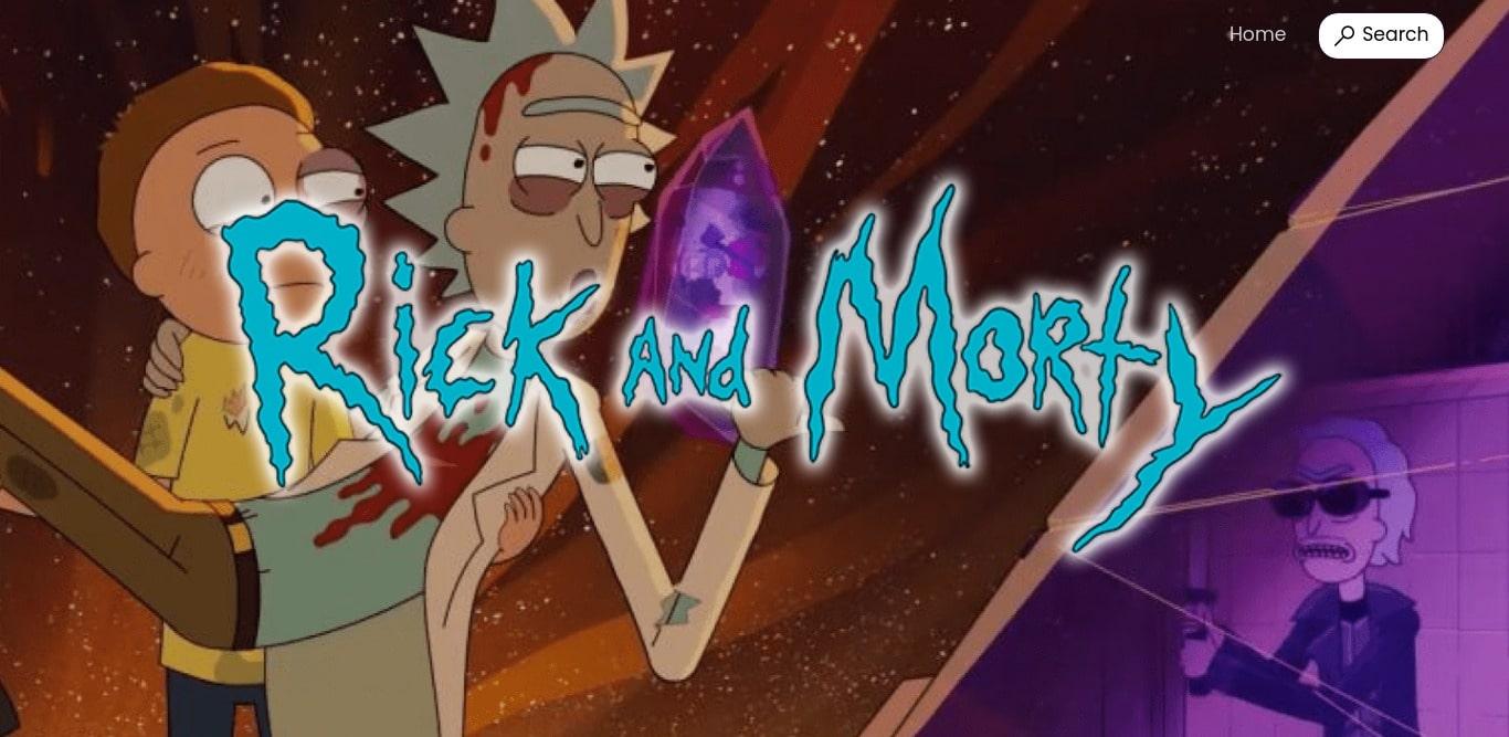 Rick & Morty Search Page